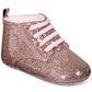 First Impressions Baby Girl's Glitter Booties Pink Size 4