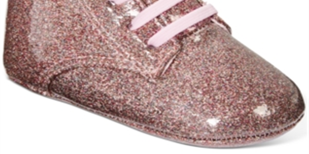 First Impressions Baby Girl's Glitter Booties Pink Size 4