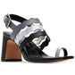 Katy Perry Women's the Sense Leather Open Toe Casual Mule Sandals Black Size 8.5M