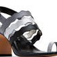 Katy Perry Women's the Sense Leather Open Toe Casual Mule Sandals Black Size 8.5M