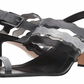 Katy Perry Women's the Sense Leather Open Toe Casual Mule Sandals Black Size 8.5M