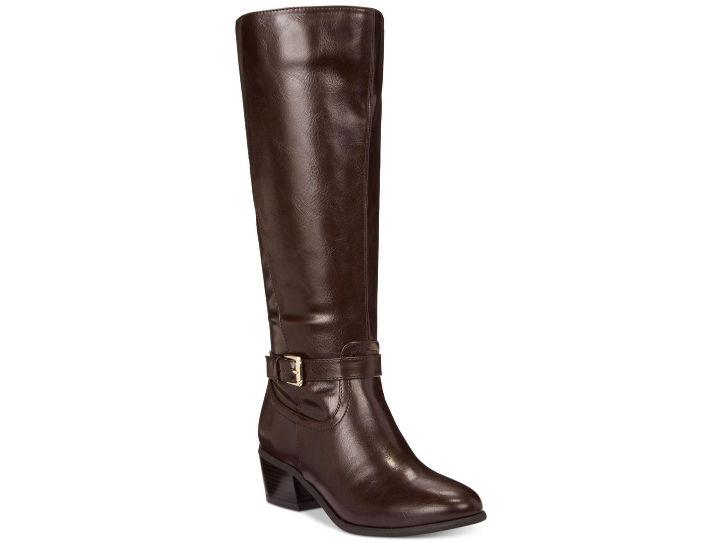 Karen Scott Women's Fayth Closed Toe Knee High Fashion Boots Brown Size 7 M