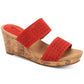 Style & Co Women's Jacelin Wedge Sandals Black Size 8 M