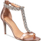 Badgley Mischka Women's Janna Open Toe Casual T-Strap Sandals Pink Size 8.5 M