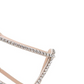 Badgley Mischka Women's Delancey Embellished Satin Sandals Silver Size 6.5