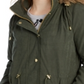 Celebrity Pink Women's Winter Faux Fur Parka Coat Green Size X-Large
