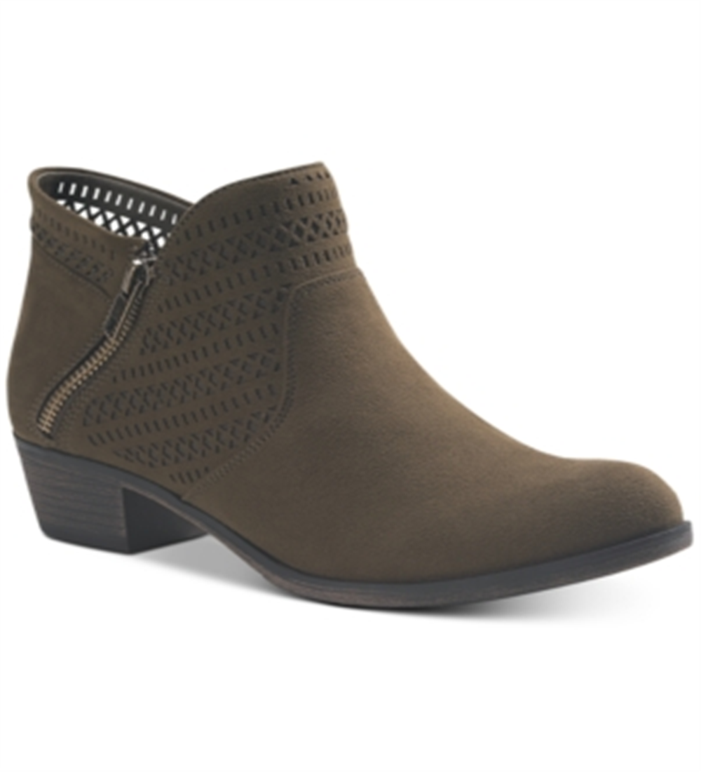 American Rag Women's Almond Toe Ankle Fashion Boots Green Size 10 M