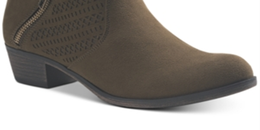 American Rag Women's Almond Toe Ankle Fashion Boots Green Size 10 M