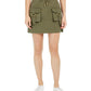 Planet Gold Women's Mini Skirt Juniors Green Size L