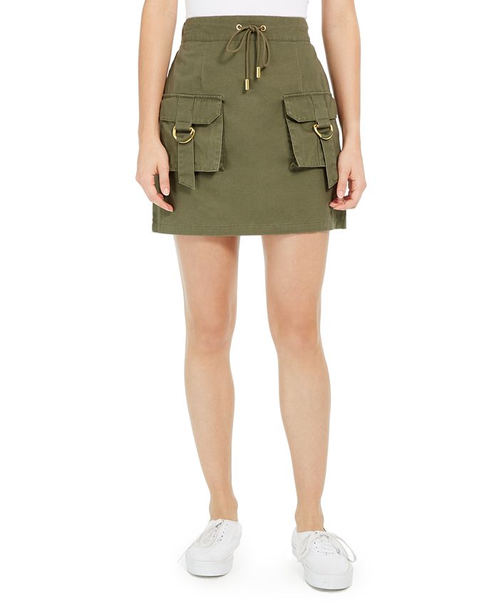 Planet Gold Women's Mini Skirt Juniors Green Size L