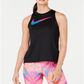 Nike Women's Fitness Logo Tank Top Black Size M