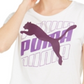 Puma Women's Modern Sports Graphic Tee -White Size L