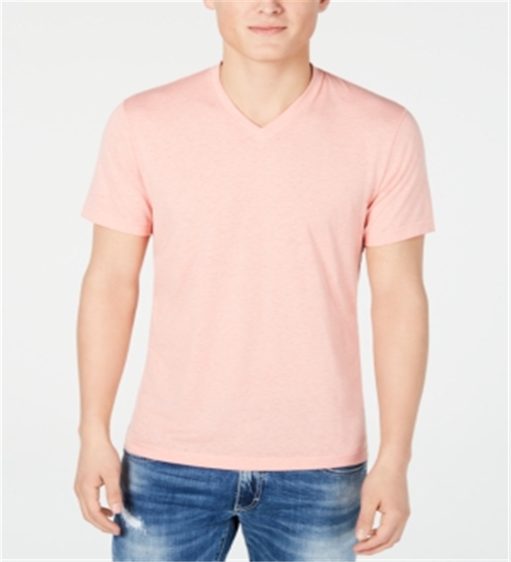 INC International Concepts Men's Heathered T-Shirt Pink Size Small