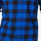Club Room Men's Button Down Plaid Casual Shirt Blue Size Medium