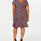 Betsey Johnson Women's Plus Flounce Hem Sheath Dress Pink Size 18W