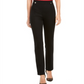 INC International Concepts Women's Curvy Straight Leg Pants Black Size12