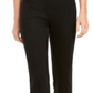 INC International Concepts Women's Curvy Straight Leg Pants Black Size12