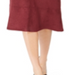 Kasper Women's Velour Work Straight Skirt Purple Size 6