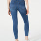 Celebrity Pink Women's Curvy High Rise Destructed Ankle Skinny Jeans Blue Size 9