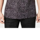 INC International Concepts Men's Animal Print Camp Shirt Gray Size Small
