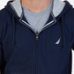 Nautica Men's Big & Tall Full Zip Hoodie Blue Size 46