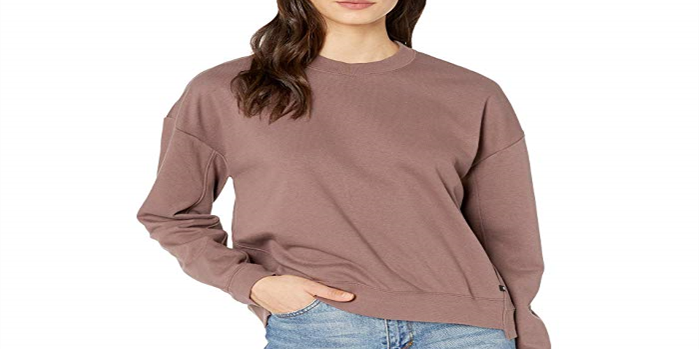 Canada Women's H2O Dri Wash Crew Sweater Brown Size Medium