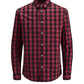 Jack & Jones Men's Essential Gingham Shirt Red Size Medium