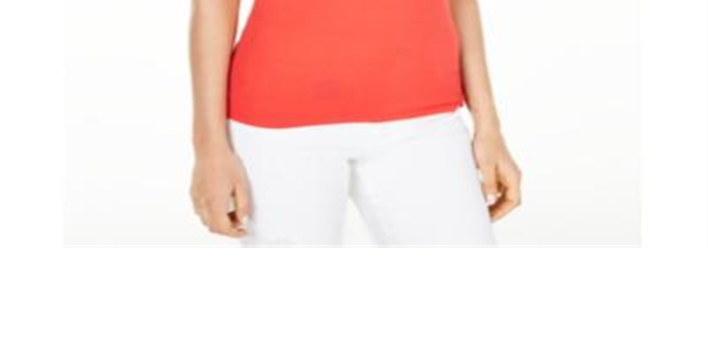 Guess Women's Crew Neck Metallic Graphic T-Shirt Orange Size Large