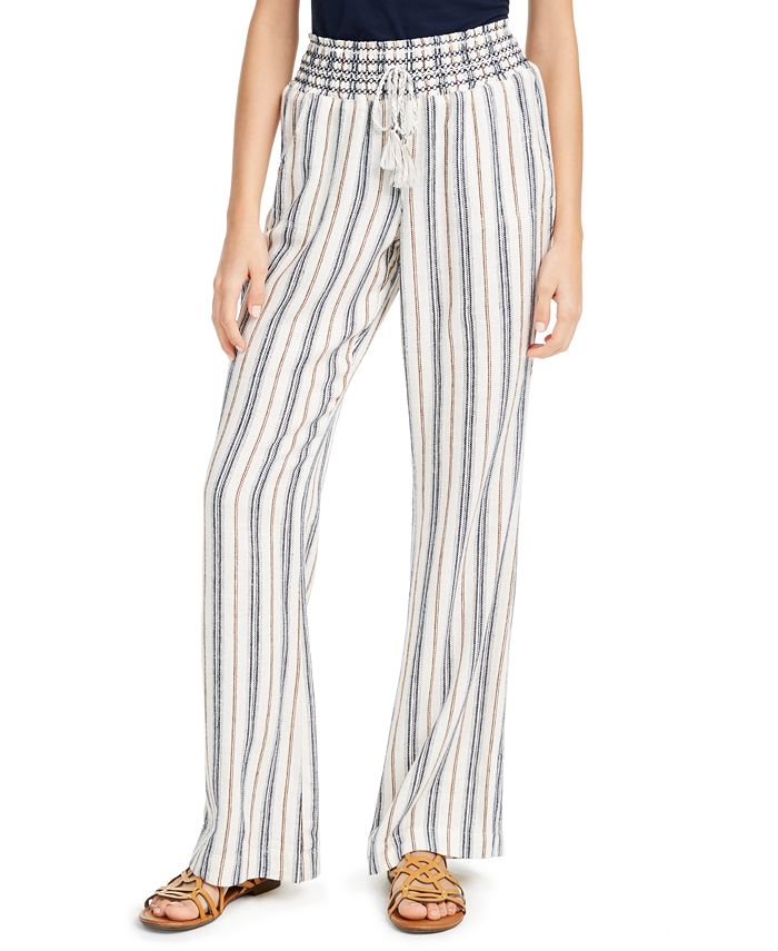 Rewash Junior's Striped Soft Pants Blue Size X-Large
