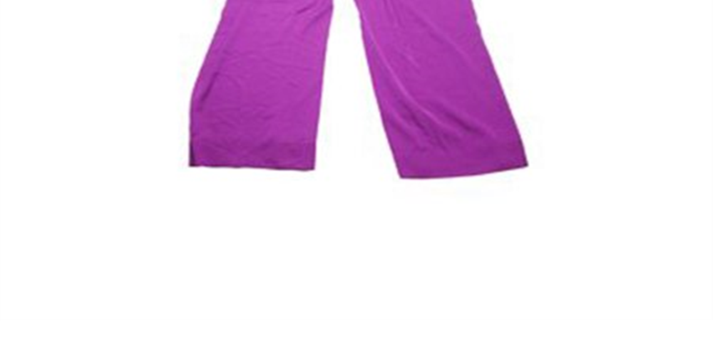 Ralph Lauren Women's Drawstring Wide Leg Pants Pink Size 6