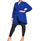 City Chic Women's  Trendy Plus Shibara Surplice Wrap Top -Blue Size M/18