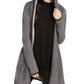 Eileen Fisher Women's Organic Hooded Cardigan Gray Size Petite Large