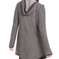 Eileen Fisher Women's Organic Hooded Cardigan Gray Size Petite Large