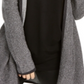 Eileen Fisher Women's Organic Hooded Cardigan Gray Size Petite Large