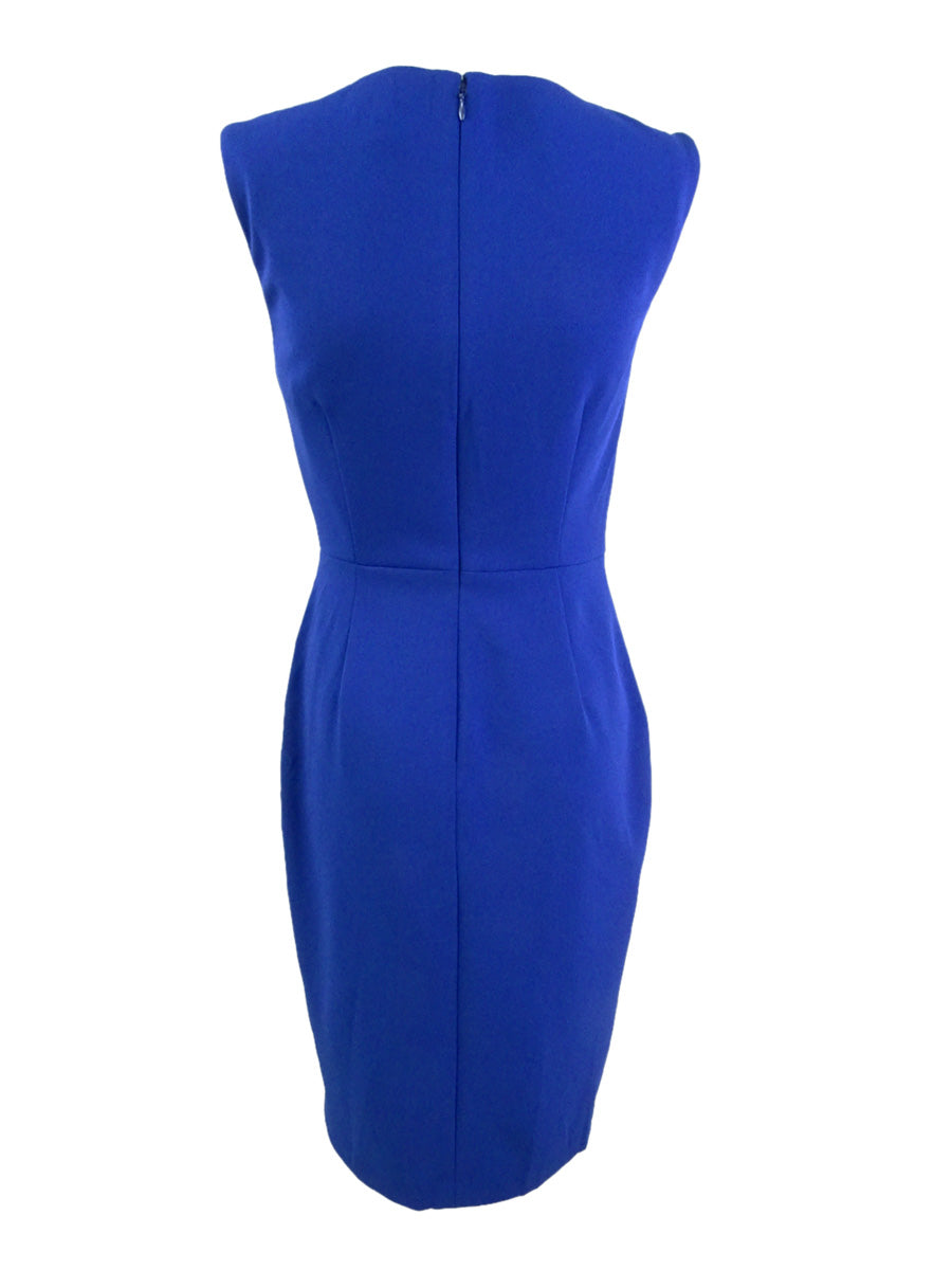 Calvin Klein Women's Pleated Dress Blue Size 2