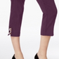 JM Collection Women's Embellished Capri Pants White Size Small