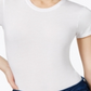 Guess Women's Short Sleeve Bodysuit White Size XS