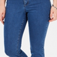 Charter Club Women's Tummy Control Bristol Capri Jeans Blue Size 10