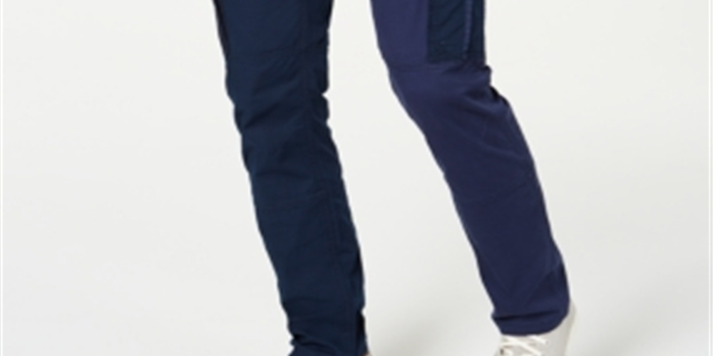American Rag Men's Blocked Cargo Pants Blue Size 36X30