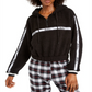 Dickies Women's Cropped Hoodie Black Size XL