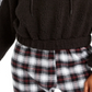 Dickies Women's Cropped Hoodie Black Size XL