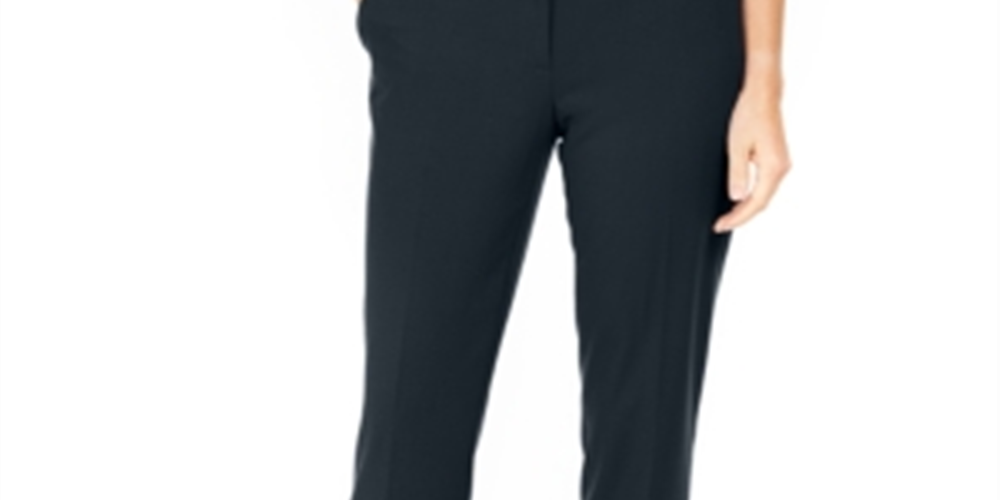 Calvin Klein Women's Straight Leg Dress Pants Navy Size 0