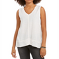 Style & Co Women's V Neck High Low Tank Top Brown Size Medium