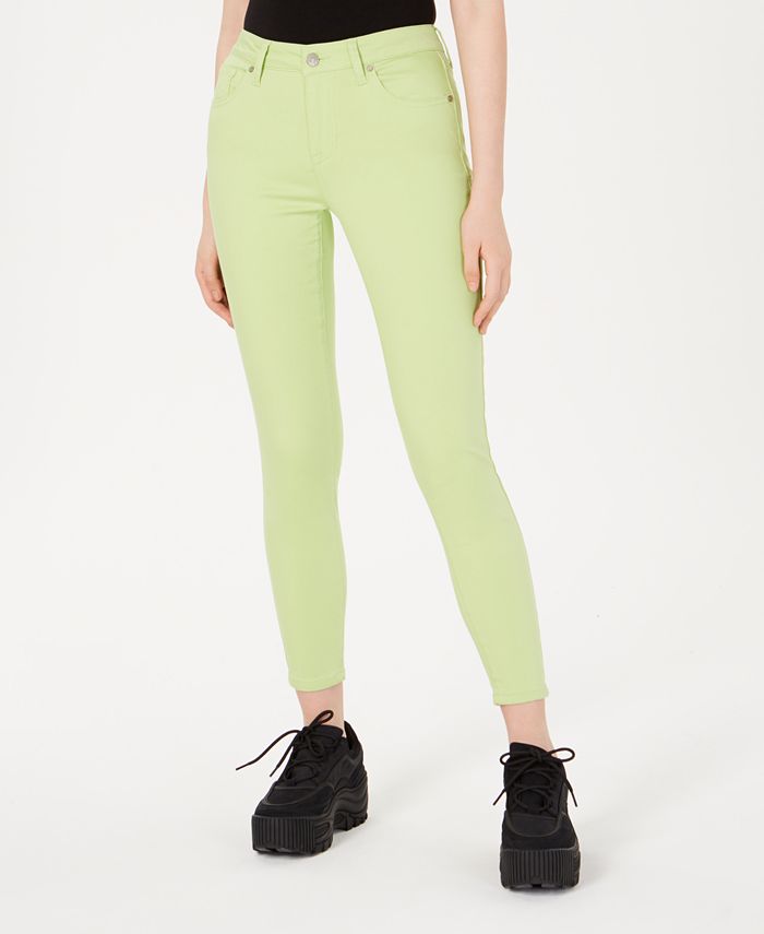 Celebrity Pink Junior's Skinny Ankle Jeans Green Size 11