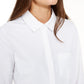 Alfani Women's Long Sleeve Knit Button Front Top White Size Petite S