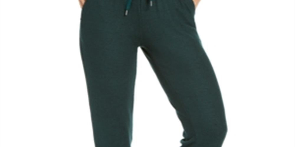Ideology Women's Tie Wide Leg Casual Pants Green Size XX-Large