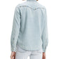 Levi's Women's Ultimate Western Daydreamin Cotton T-Shirt Blue Size Large