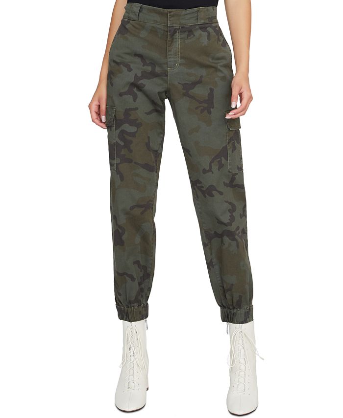 Sanctuary Women's Commander Cargo Jogger Pants Green Size 28