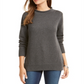 Karen Scott Women's Mock Neck Shimmer Sweater Black Size Small