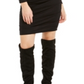 Bar III Women's Long Sleeve Jewel Neck Short Sheath Dress Black Size X-Small